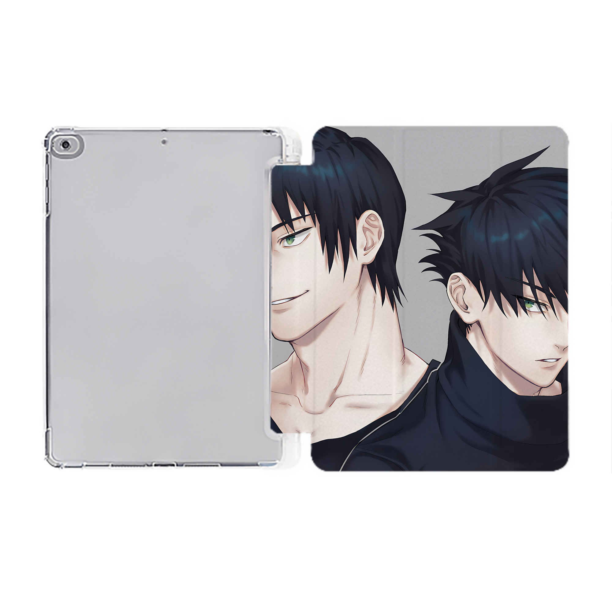 （画像用） SPY×FAMILY间谍家家酒 IPad ケース ペン収納付き 三つ折りスタンド PUレザー×シリコン 対応機種9.5/10.5/10.9インチ